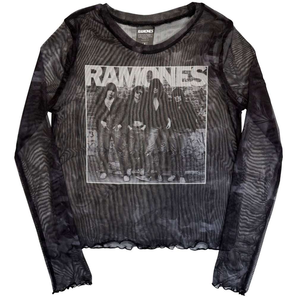 Ramones - 1st Album Crop top - Black